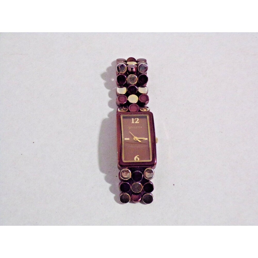 Valletta Women's Wrist Watch Two‎ Tone Circle Link Bracelet Quartz ZRT20006